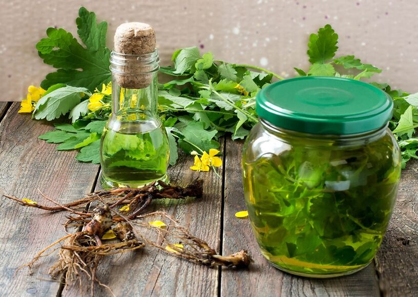 প্রোস্টাটাইটিসের জন্য সেল্যান্ডিন টিংচার